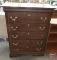 Wood dresser/storage cabinet, Vaughan Furniture Co, 5 drawers, 50inHx38inWx19inD,
