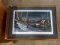 Framed and matted print, Evening With Friends by Terry Redlin, 17.5inx24.5in