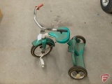 Child's metal tricycle