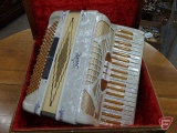 Libra accordion with vintage hard case. 2 pieces