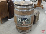 Hires Root Beer barrel, needs some repair