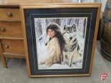 Framed and matted print by Maija, 35inHx31inW