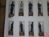 Civil war chess pieces and board