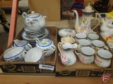 (2) tea sets, one is Limoges China. Contents of 2 boxes