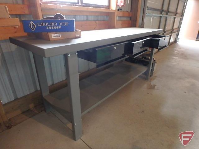 Kennedy 79in Work Bench Model 550016 3 Drawers Heavy