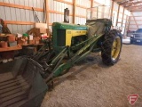 John deere 630 row crop tractor, power steering, 3732 hours showing, with full hydraulic loader