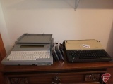 Brother electric typewriters (2), WP-760D, AX-10