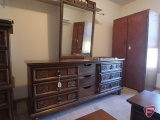 Dixie dresser, 31 in high without mirror x 72 in long, 19 in deep