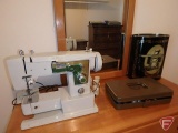 Portable open-arm sewing machine, model 1000FA, Serial 62243