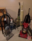 Vacuums, Hoover Sprint bagless, Dirt Devil Vision Cyclone, Regina Electrik Broom,