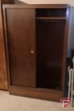 Metal storage closet with sliding doors, 66inHx42inWx23inD