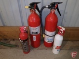 (4) fire extinguishers (this lot cannot be shipped.)
