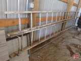 (2) 18ft wood ladders