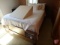 Bed set includes headboard, footboard, pillows, Bamboo leg wedge