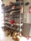Metal shelf, (18) 18