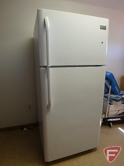 Frigidaire upright fridge/freezer model FFTR1814LWM, mfg. 2014