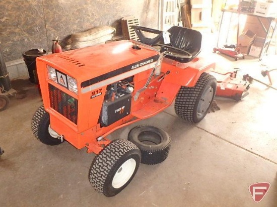 Allis Chalmers 917 Hydro garden tractor with Twin 17hp gasoline engine, sn 004169, cat. no. 1960574,