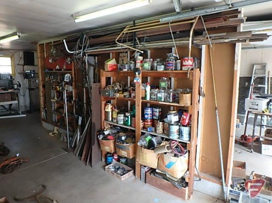 Contents of section: hardware, nuts, bolts, nails, screws, washers, staples, square tubing,