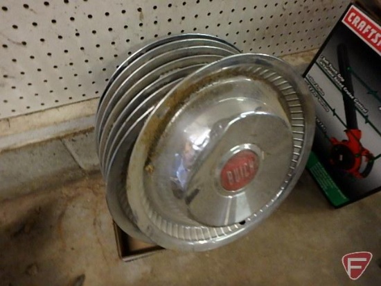 (8) Buick hubcaps