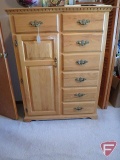 1 door 7 drawer wood storage/craft cabinet, 40