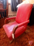 Youth/child's vinyl spring rocking chair