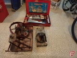 No. 10-1/2 amusement park erector set: motor, case, The New Erector How to make 'em book,