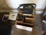 Snowmobile parts and tools: clutch holding fixture, spider nut driver, and clutch spider tool,