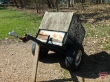 Homemade single axle utility trailer, 38