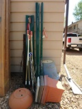 Fence posts and modified driveway markers; 72