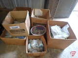 Hardware: washers, screws, bolts, hangers