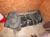(2) large black tarps