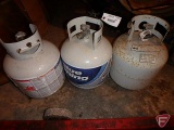 (2) 20lb LP tanks and (1) 20lb LP tank with old valve