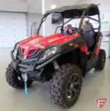 2017 CFMOTO Z Force 500 side by side ATV with winch