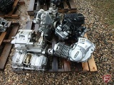 Motors/transmissions for parts: Suzuki GN400, Honda V-Twin, Yamaha V-Twin, 750 4-cyl.