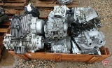 Motors/transmissions for parts: Yamaha 4 moto 350 and others, six pcs