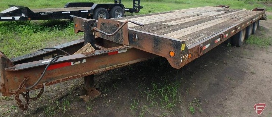 1996 Towmaster Tri-Axle Flatbed Trailer