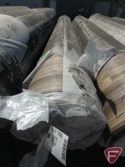 248 sq. yards of vinyl flooring, pearwood color, 100 in. W, 699.36 lbs.