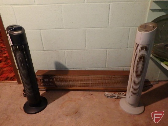 (2) Ionic Breeze Quadra air purifiers and Arvin fan forced automatic electric heater