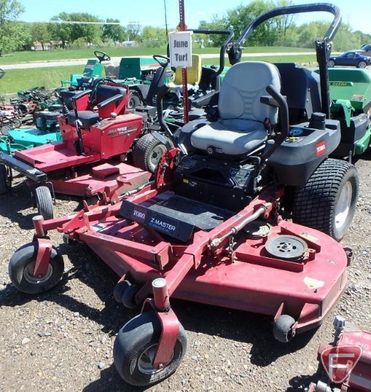 2005 Toro Z-Master Commercial 72" zero turn rotary mower, SN: 250000284, folding ROPS, 1,502 hrs