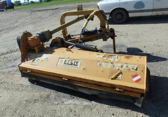 Berti 3pt hydraulic swing flail mower, 66" working width, 540PTO, model TA200, sn 24265