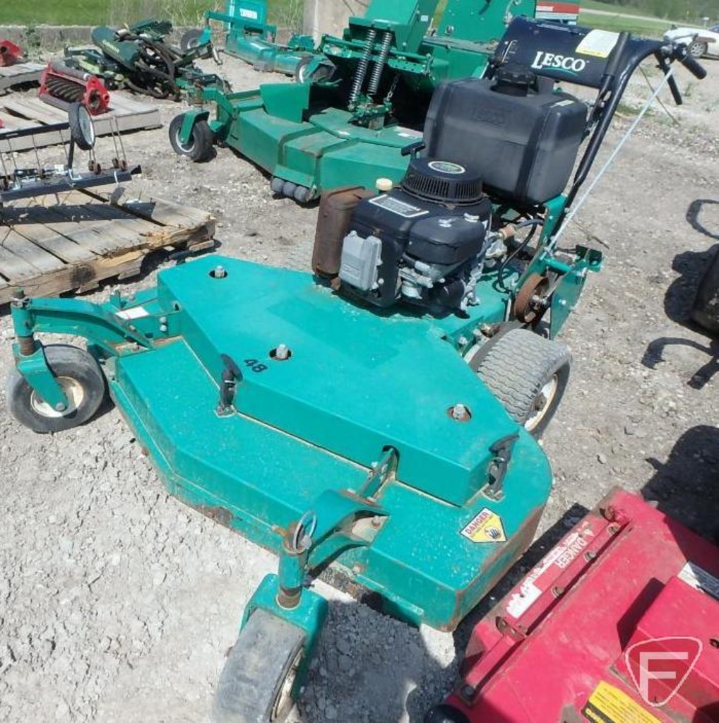 Lesco 48 Walk Behind Mower With Kawasaki Fc4v Motor Industrial Machinery Equipment Business Liquidations Online Auctions Proxibid