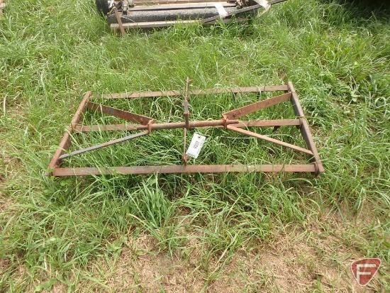 44" rear mount garden tractor harrow