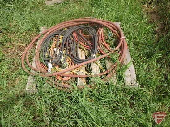 Garden hose, soaker hose, electrical cords