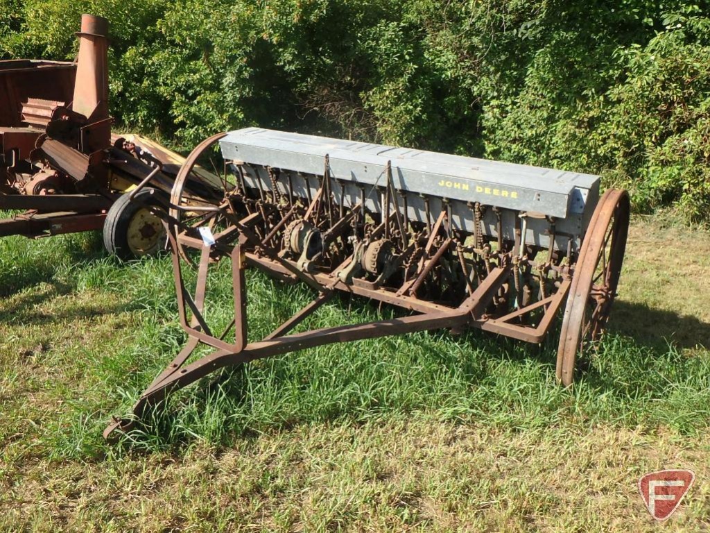 john deere van brunt drills for sale