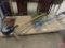 Camp toilet, garden claw, fish landing net, garden edger, and other yard tool