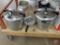(2) Presto Cooker - Canner, Model 21-B and (1) Presto Vege-Master Cooker. 3 pieces