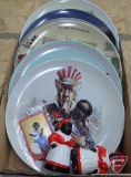 Black Americana collector/decorative plates and salt/pepper shakers