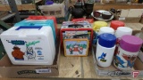 Lunch boxes, metal and plastic, and thermoses, Timberwolves/Smokey the Bear, Fish Police,