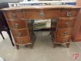 8 drawer wood desk, 42