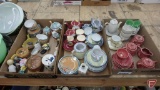 Miniature tea sets and other misc. pieces